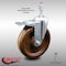 Service Caster 5 Inch SS High Temp Phenolic 10mm Threaded Stem Caster with Total Lock Brake SCC-SSTSTTL20S514-PHSHT-M1015 - alternate 1